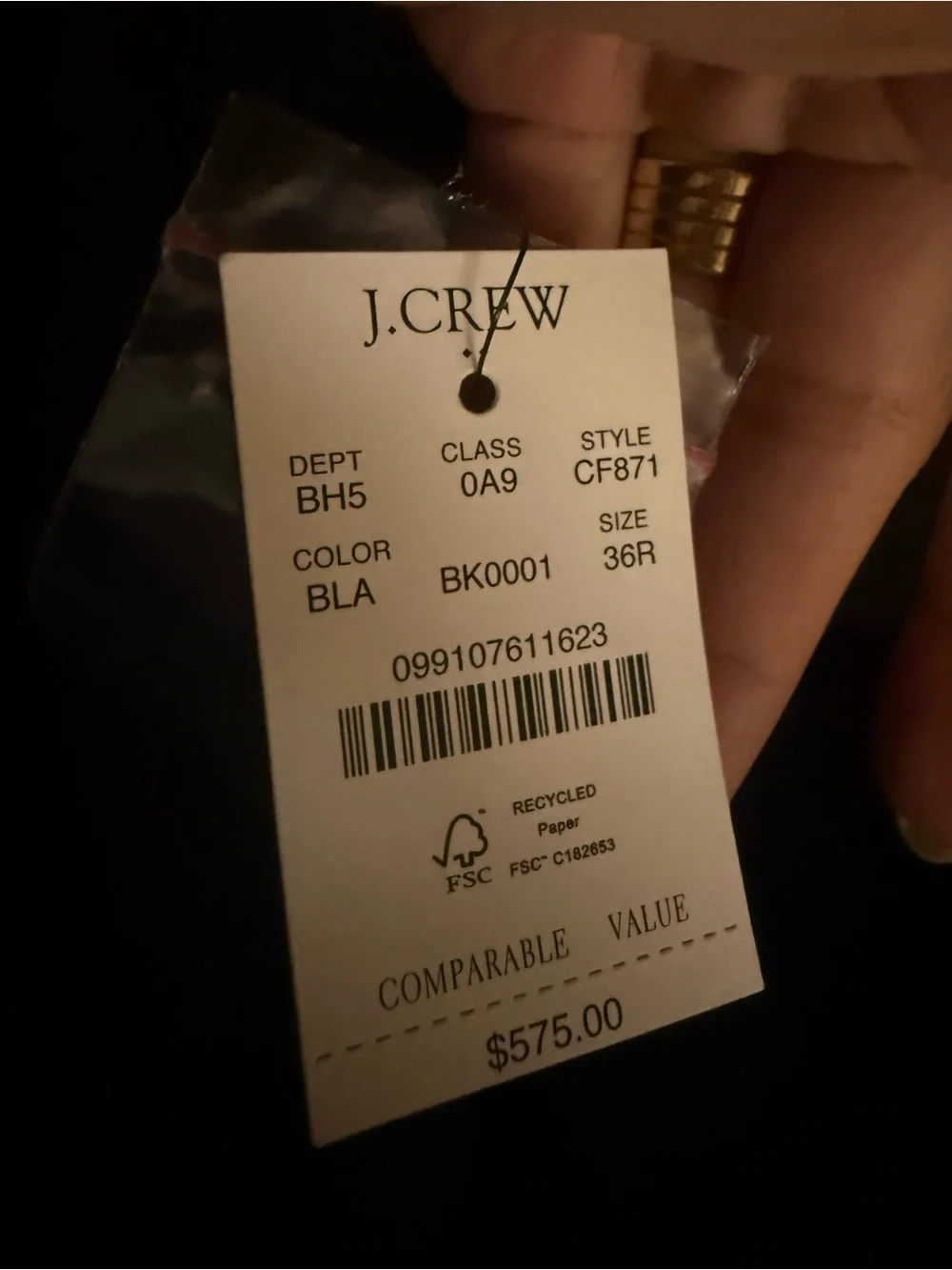 J. Crew elegant black